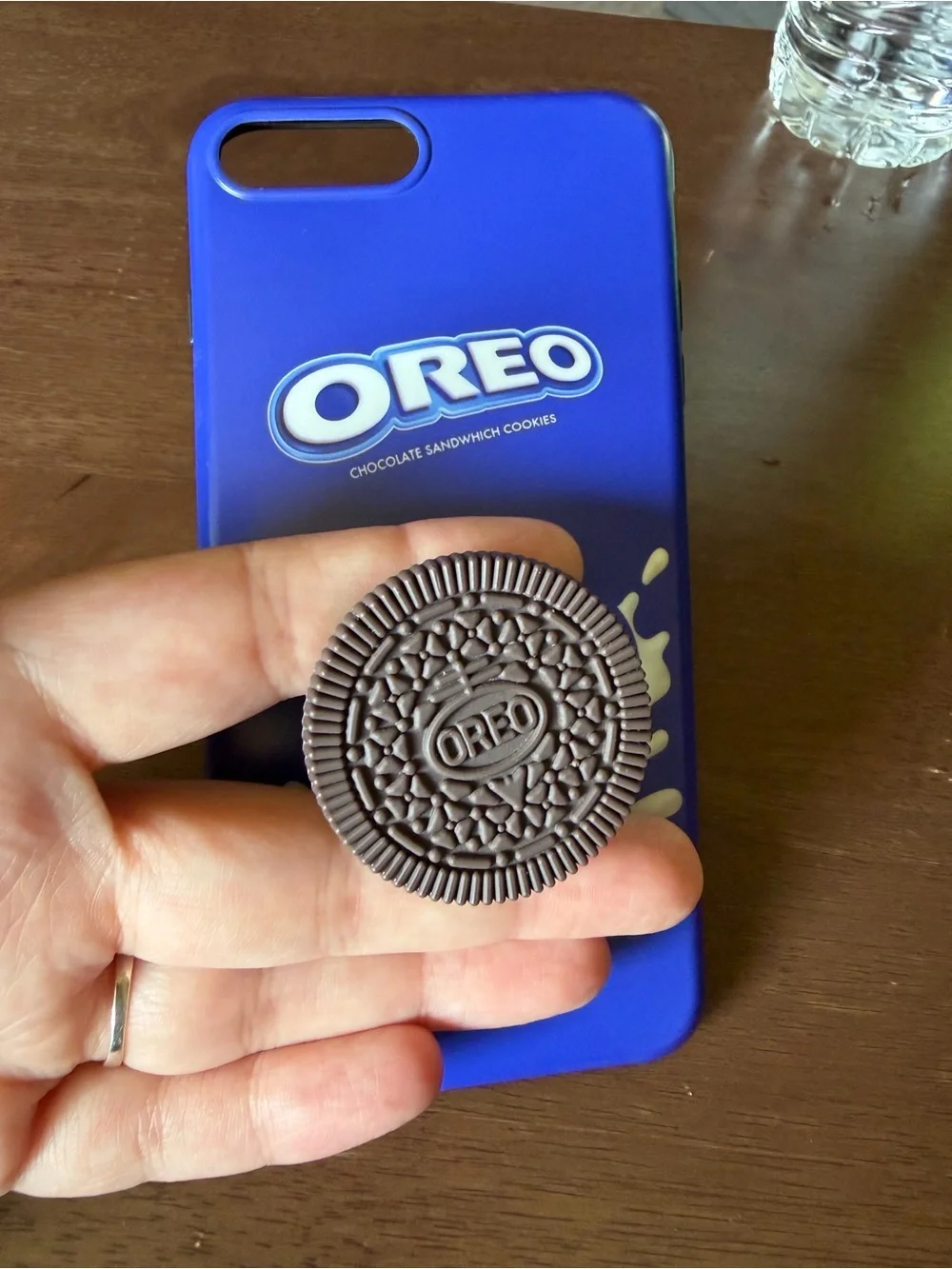 Blue Oreo Cookie Splash Phone Case